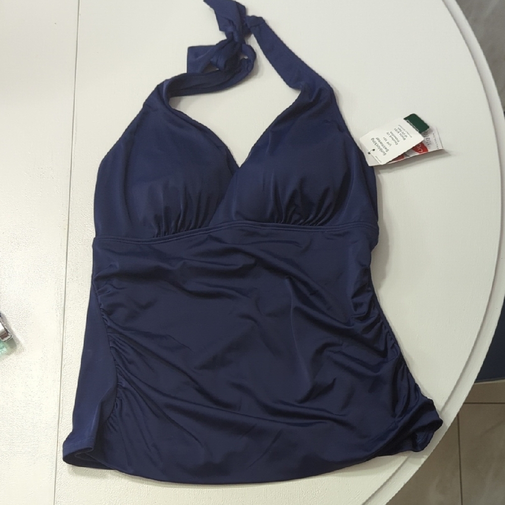 L.L. Bean Blue Swimsuit Top